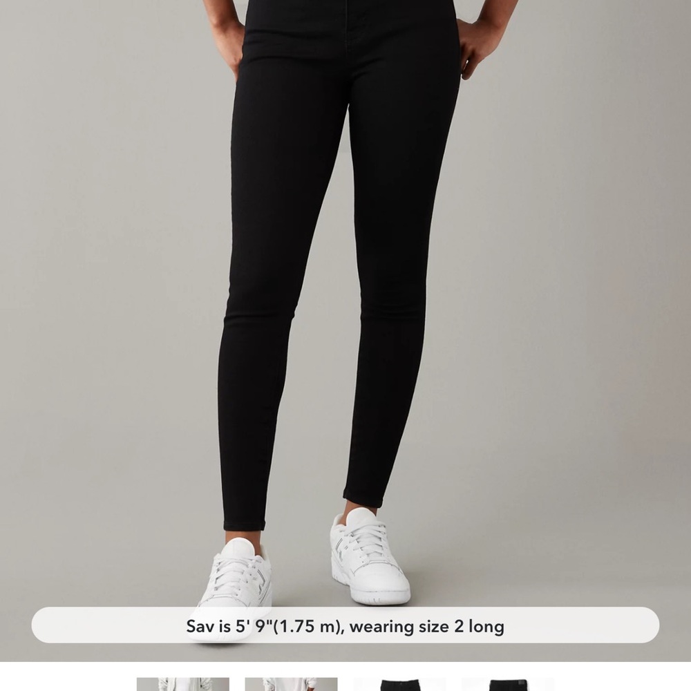 Women's Black Skinny Jeans 4 short